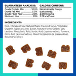 BIXBI Pocket Trainers, Bacon (6 Oz, 1 Pouch) - Low Calorie and Grain Free Dog Treats